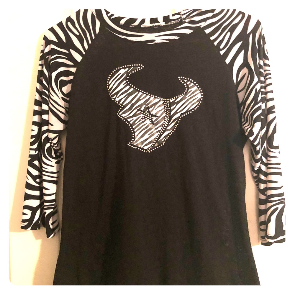 Custom Houston Texans Zebra & Bling!!